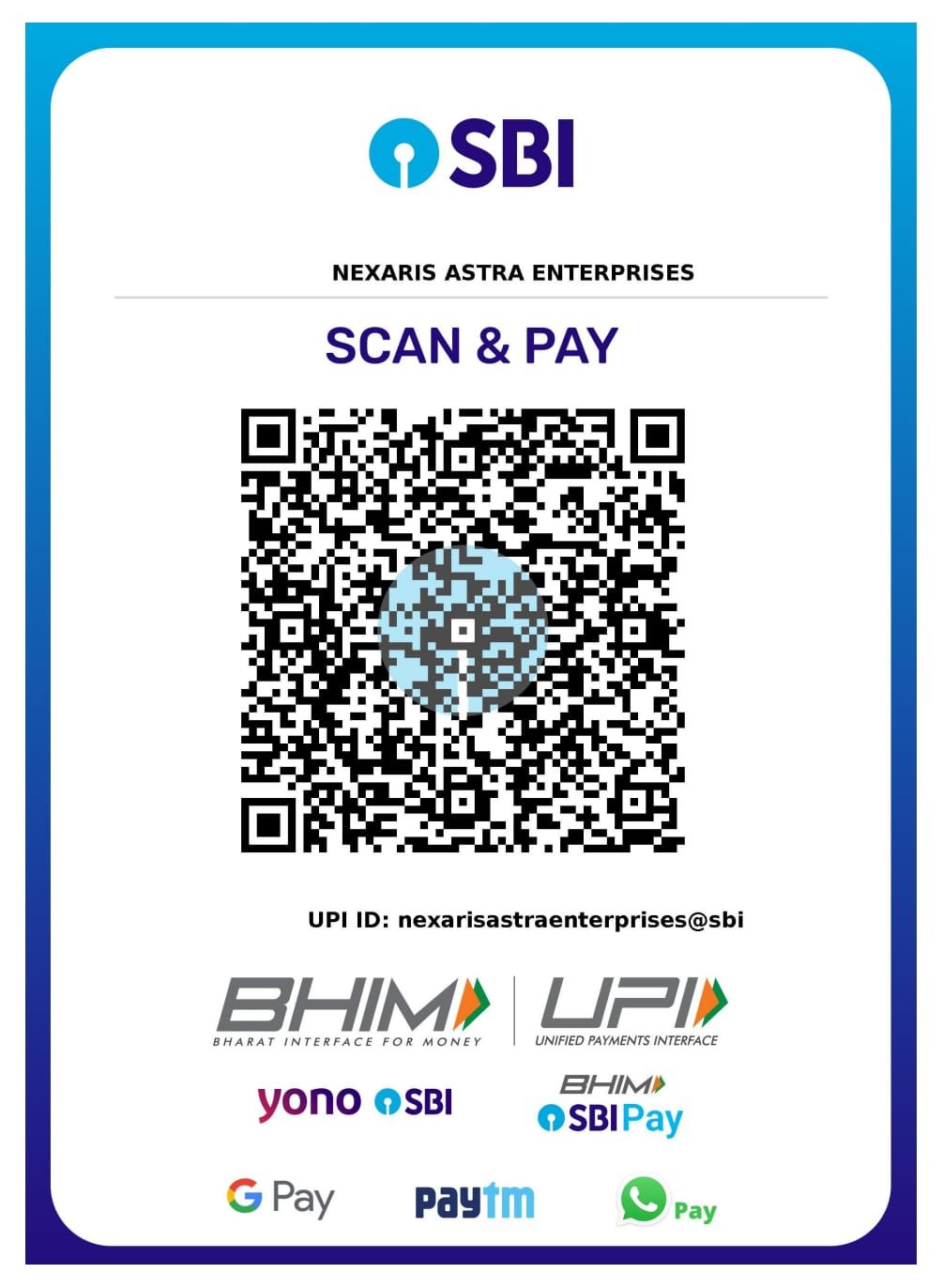 BEAR & BULL EDGE Payment QR Code